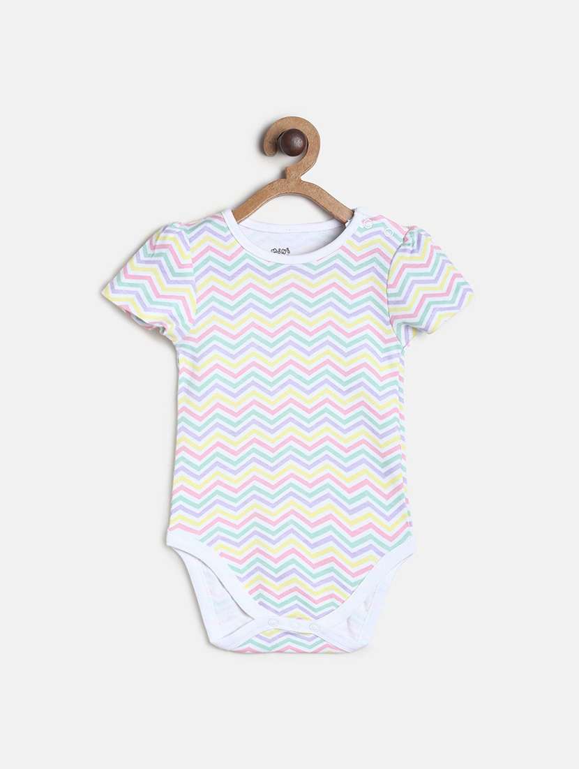 kids pack of 3 printed short sleeve onesies - 22108884 -  Standard Image - 1