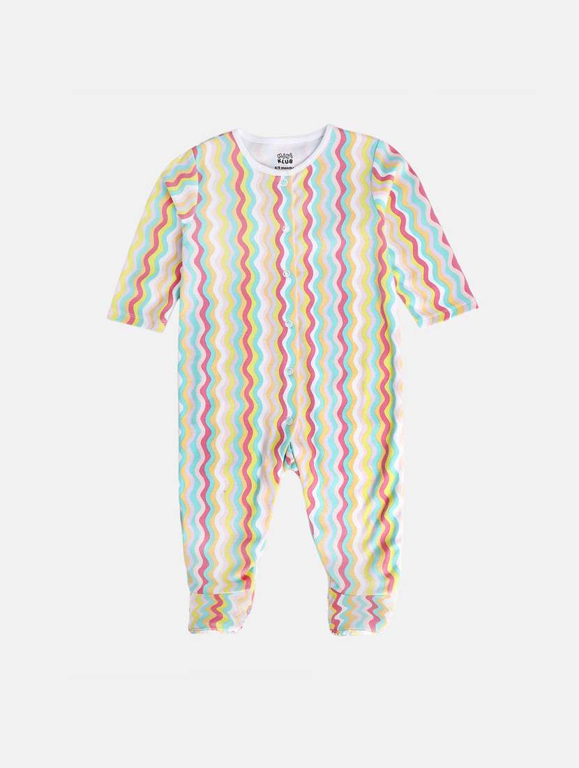 kids pack of 2 printed onesies - 22108940 -  Standard Image - 4
