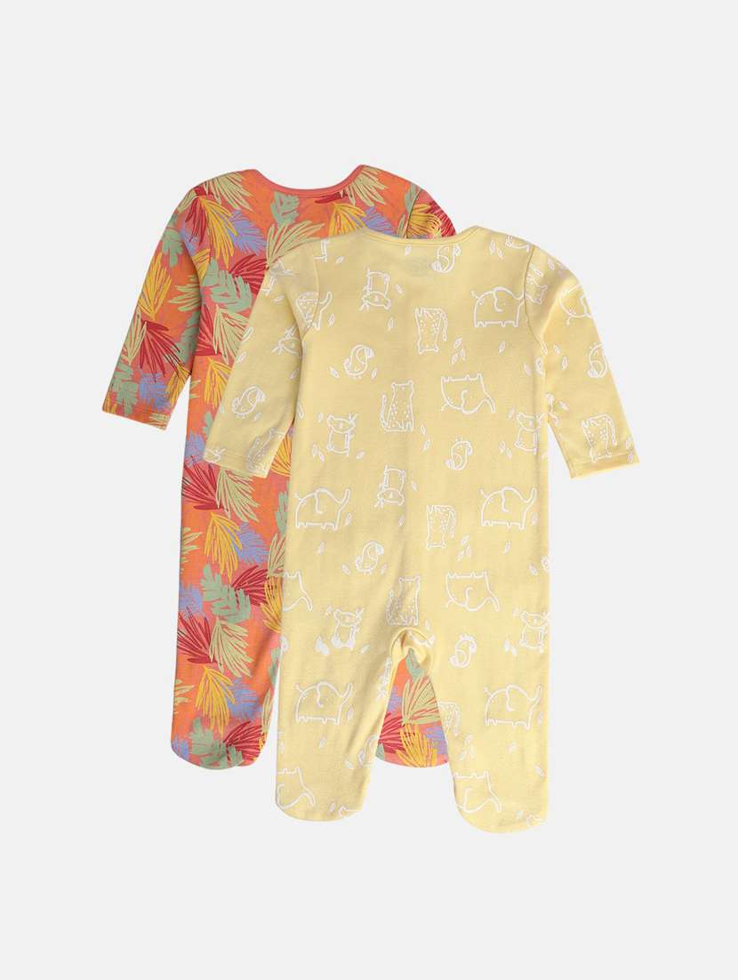kids pack of 2 printed onesies - 22108941 -  Standard Image - 1