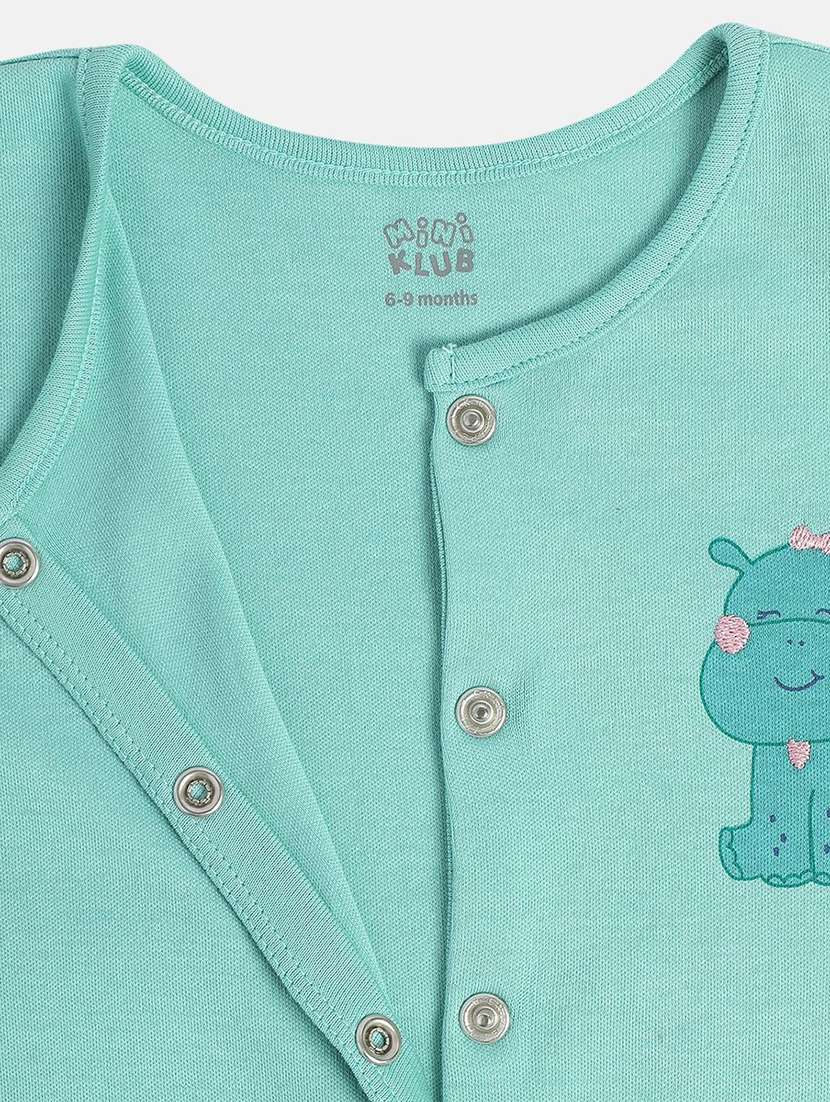 kids pack of 2 printed long sleeve onesies - 22108943 -  Standard Image - 4