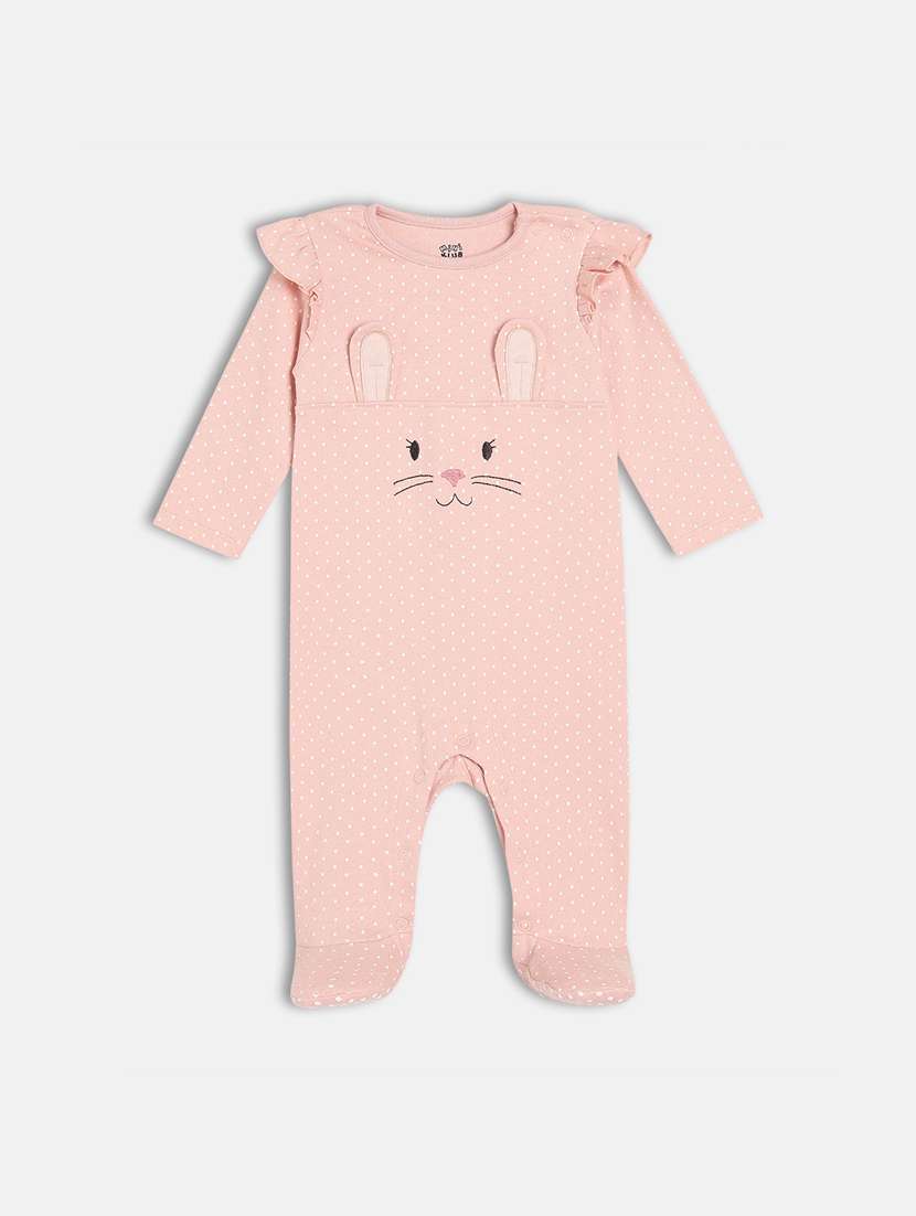kids printed long sleeve onesies