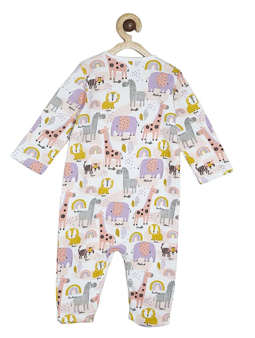 kids pack of 2 printed long sleeve onesies - 22108952 - Standard Image - 4