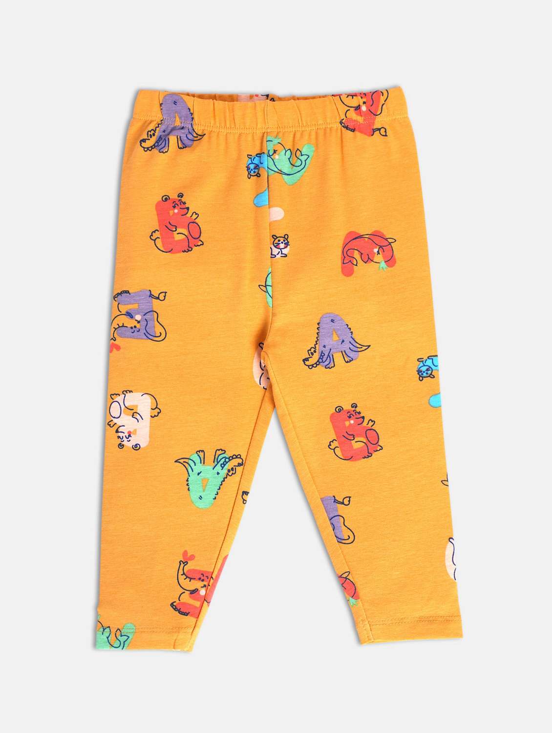 girls pack of 3 printed mid rise legging - 22109181 - Standard Image - 4