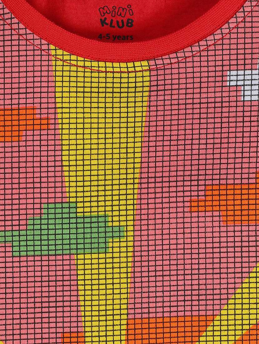 girls printed flutter sleeve tee - 22109212 -  Standard Image - 4