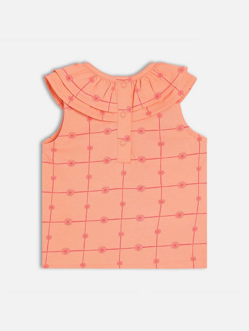 girls printed round neck tee - 22109268 -  Standard Image - 1