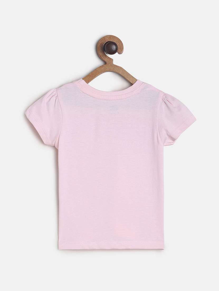 girls pack of 3 printed round neck tee - 22109334 -  Standard Image - 4