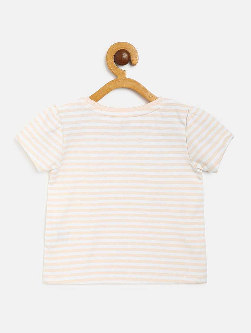 girls pack of 3 printed round neck tee - 22109335 -  Standard Image - 4