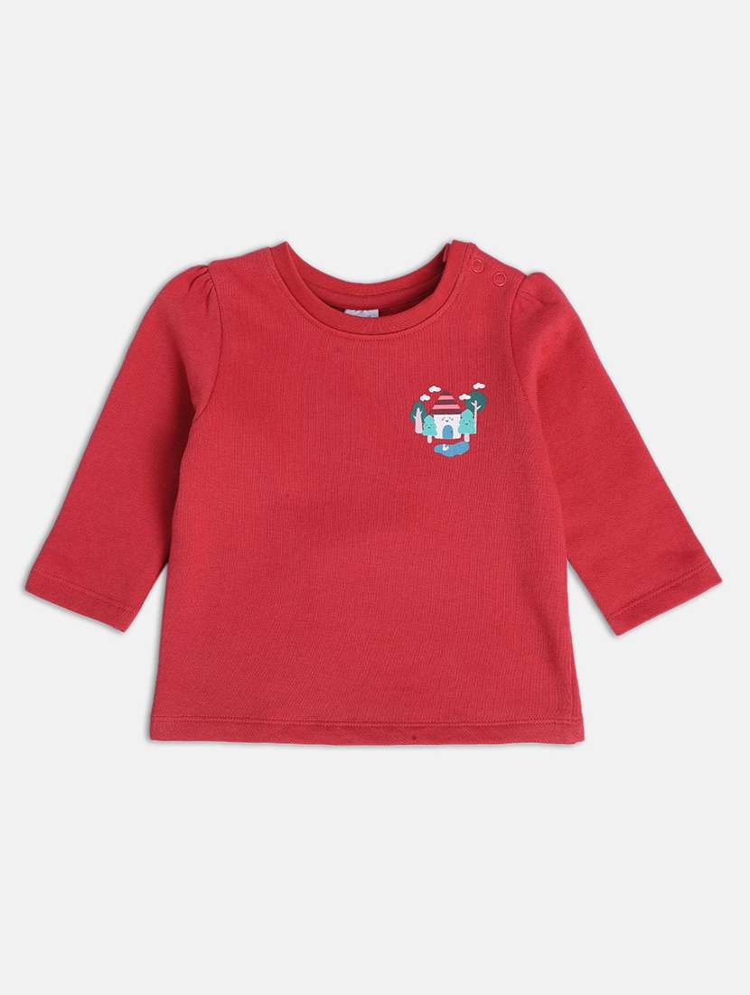 girls pack of 3 printed round neck tee - 22109372 -  Standard Image - 4