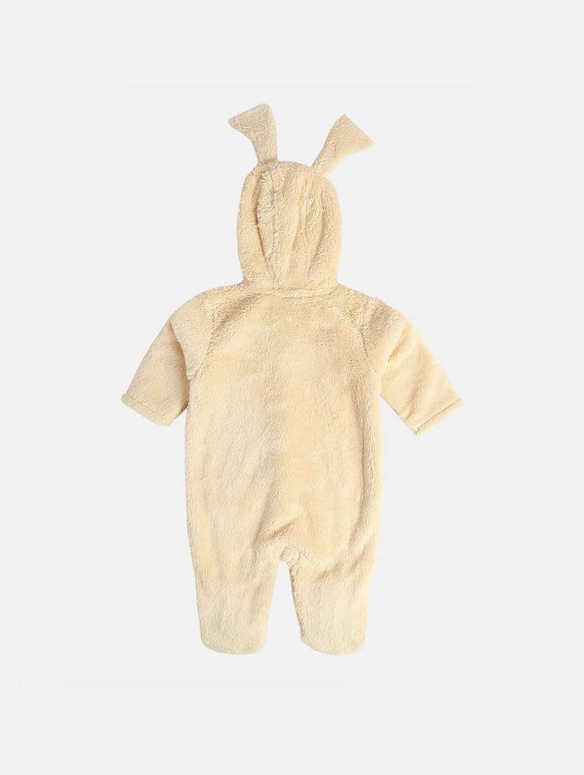 kids solid long sleeve hooded onesies - 22109411 -  Standard Image - 1
