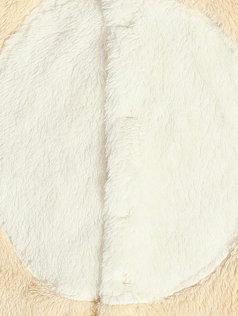 kids solid long sleeve hooded onesies - 22109411 -  Standard Image - 4