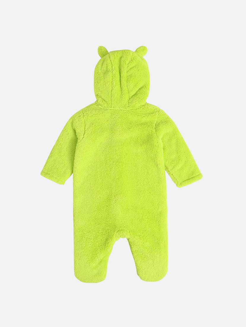 kids solid long sleeve hooded onesies - 22109413 -  Standard Image - 1