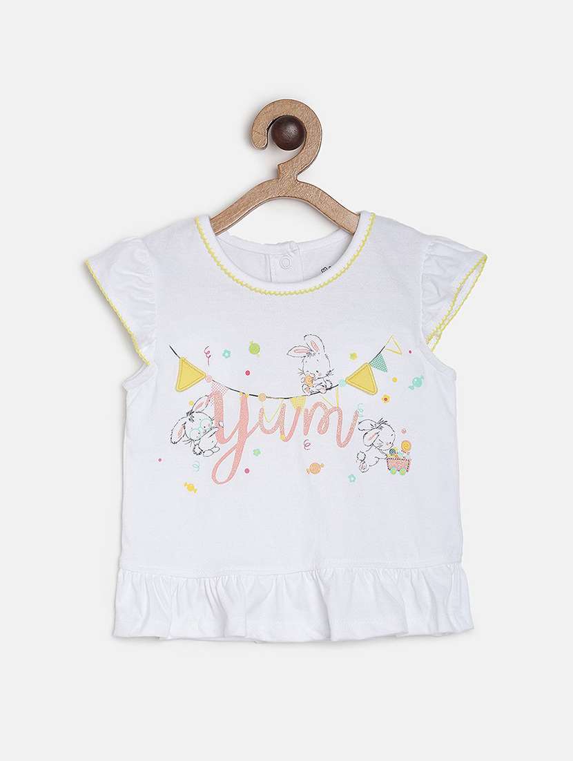 girls printed round neck shorts set - 22109419 -  Standard Image - 4