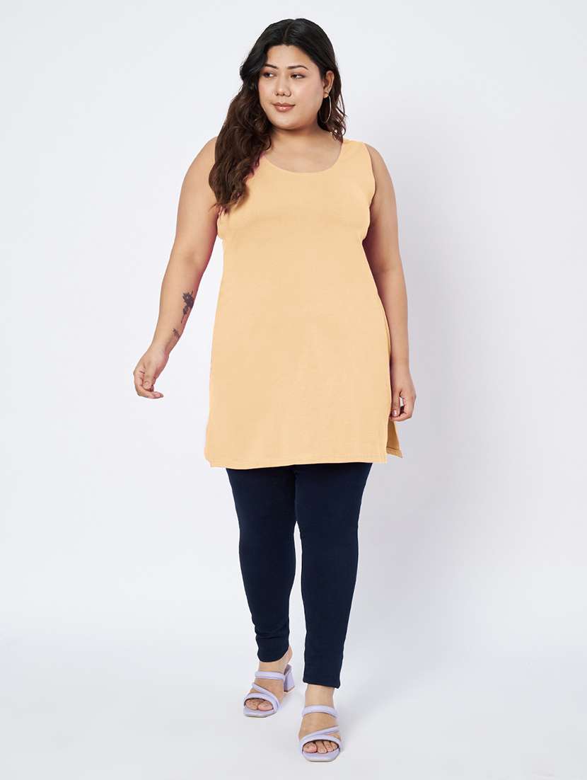 women plus size solid sleeveless camisole - 22109447 -  Standard Image - 4