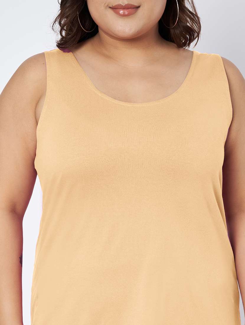 women plus size solid sleeveless camisole - 22109447 -  Standard Image - 6