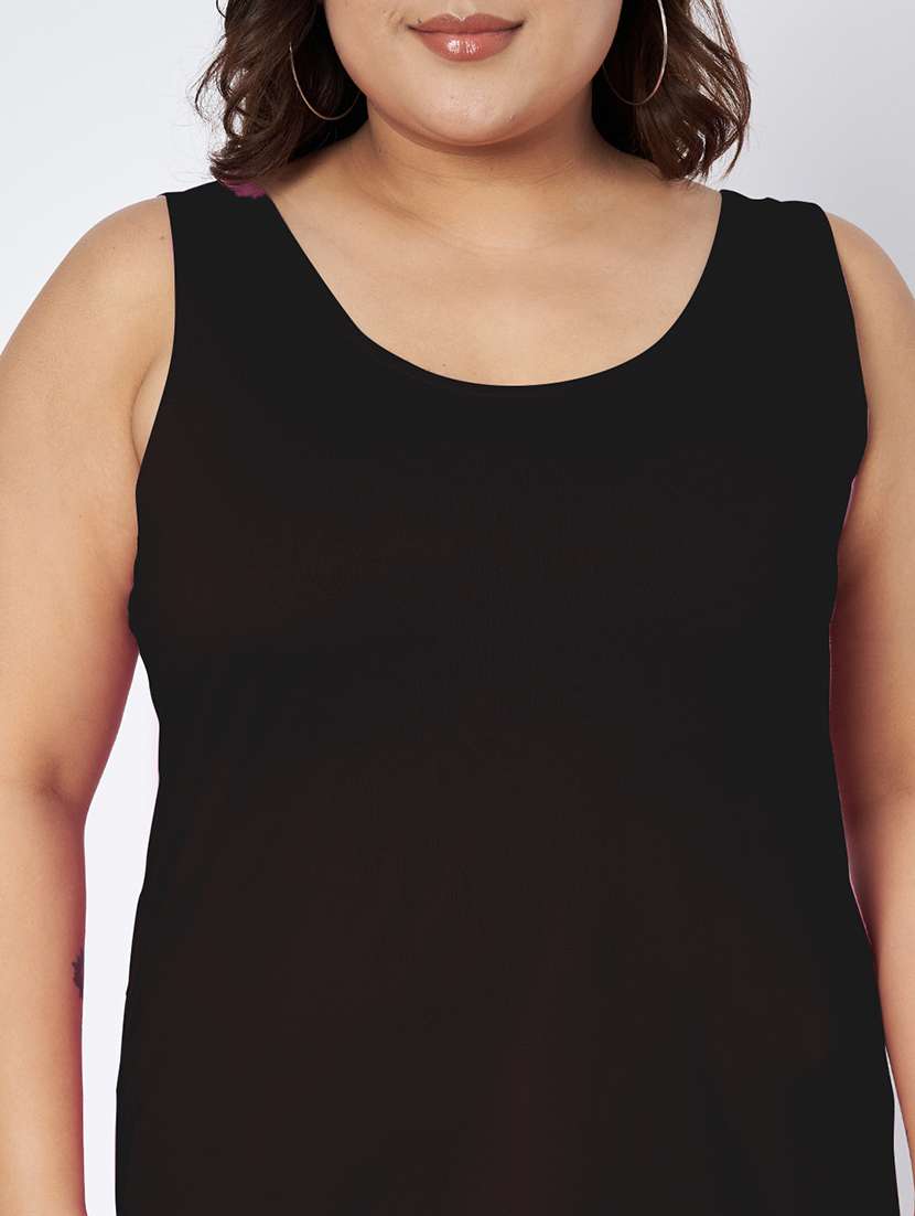 women plus size solid sleeveless camisole - 22109448 - Standard Image - 6