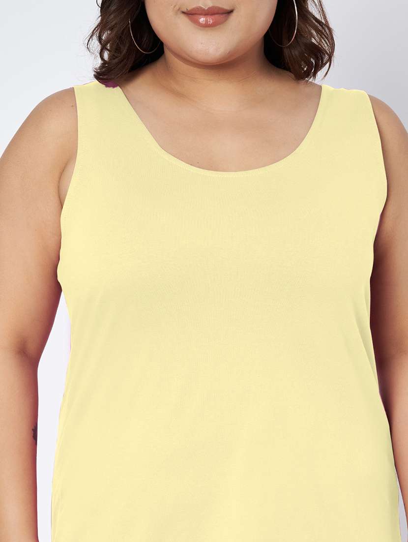 women plus size solid sleeveless camisole - 22109449 - Standard Image - 6