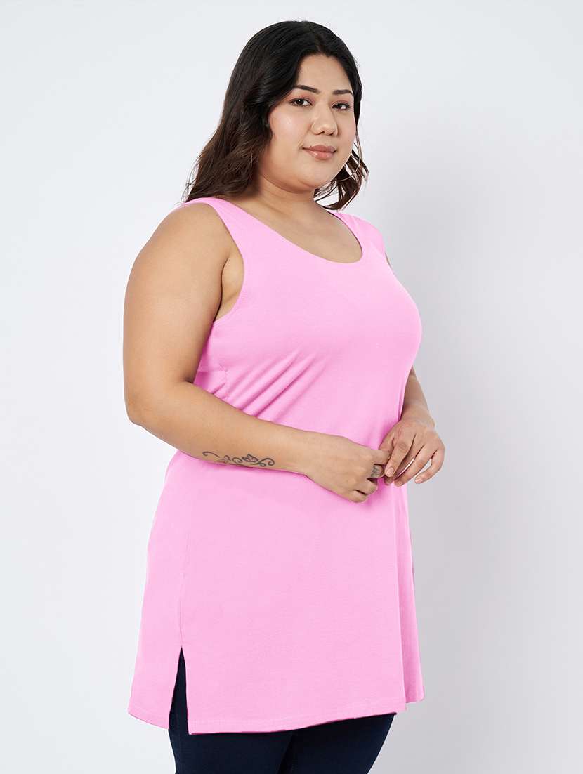 women plus size solid sleeveless camisole - 22109450 -  Standard Image - 1
