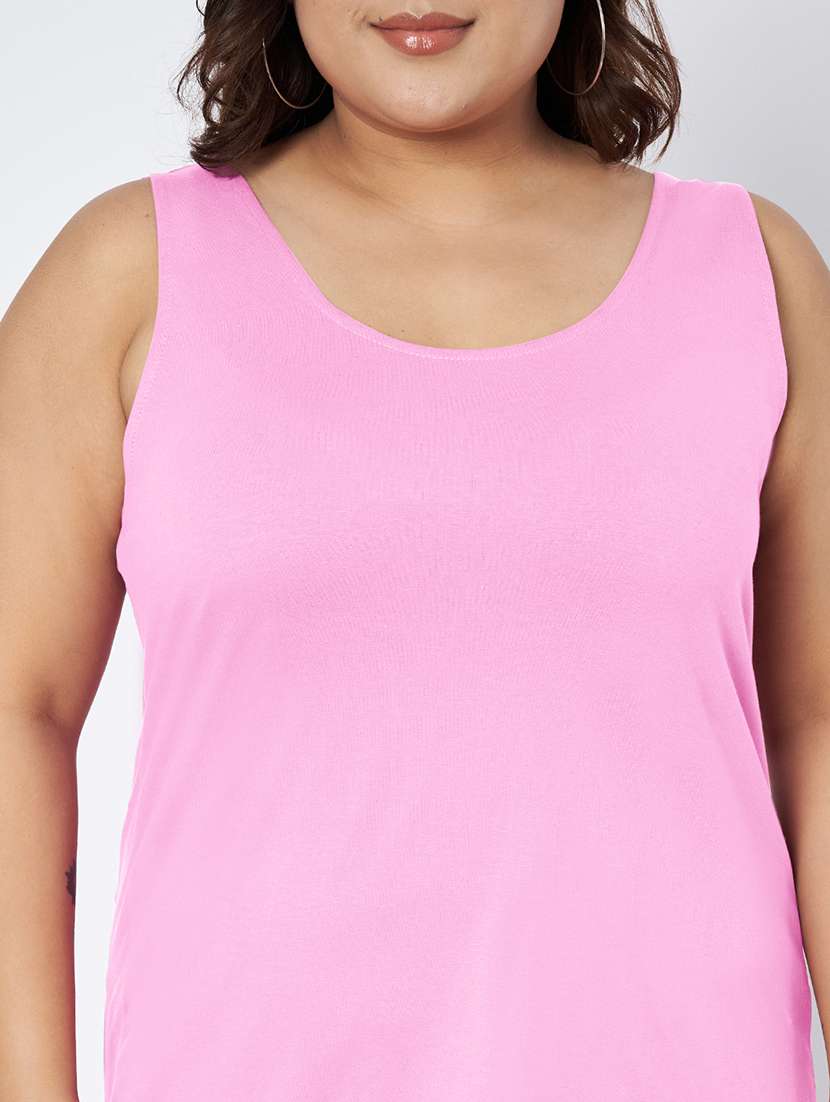 women plus size solid sleeveless camisole - 22109450 -  Standard Image - 6