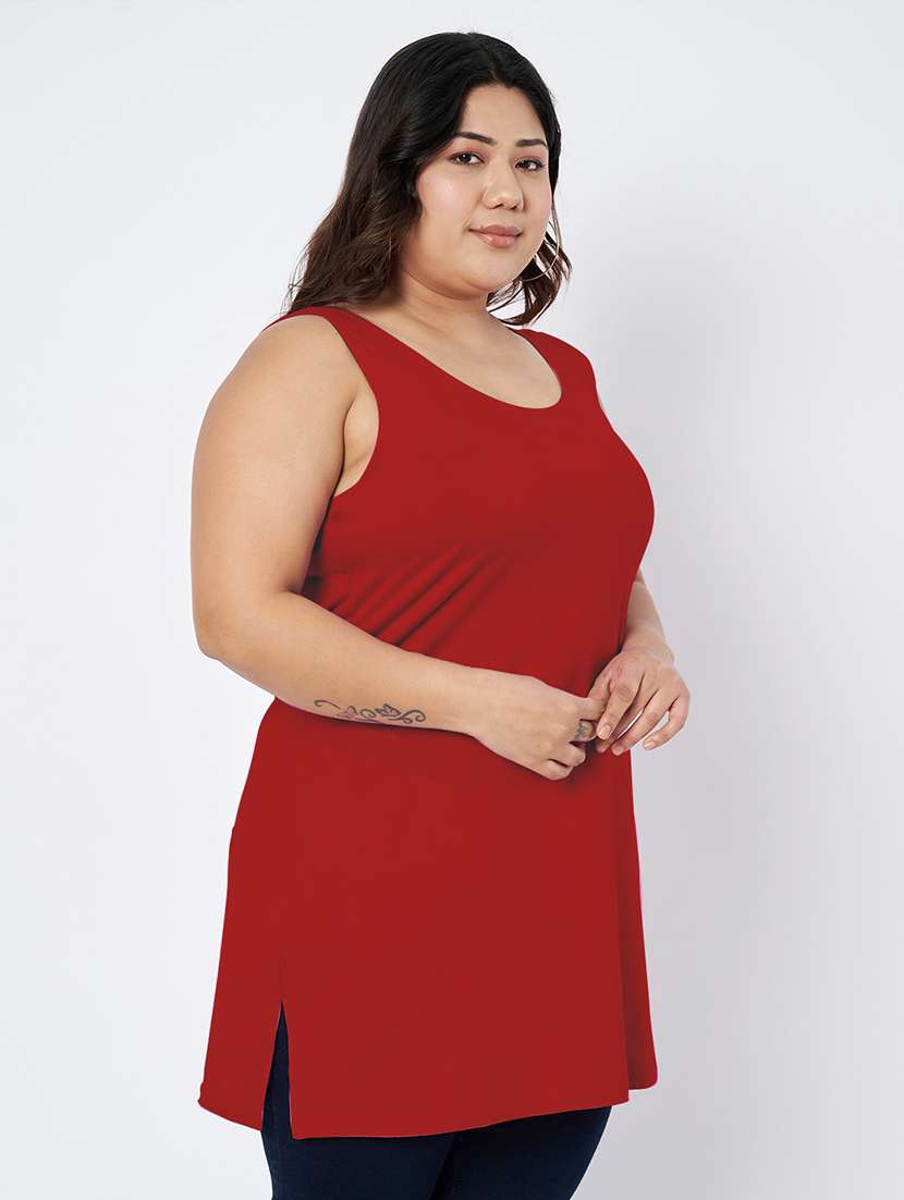 women plus size solid sleeveless camisole - 22109451 - Standard Image - 1