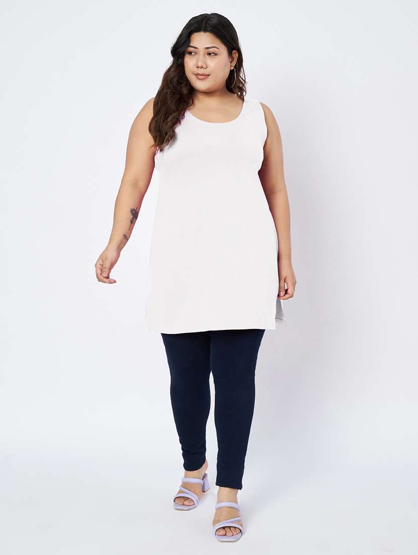 women plus size solid sleeveless camisole - 22109454 - Standard Image - 4