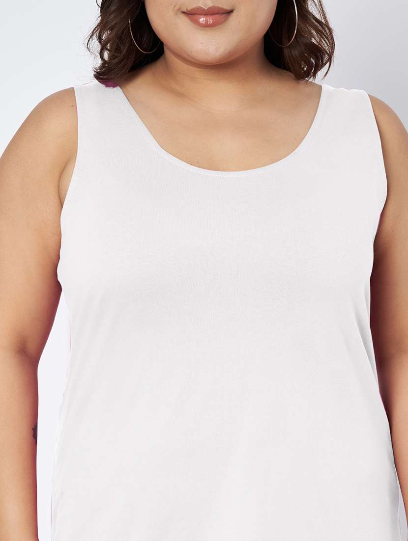 women plus size solid sleeveless camisole - 22109454 - Standard Image - 6
