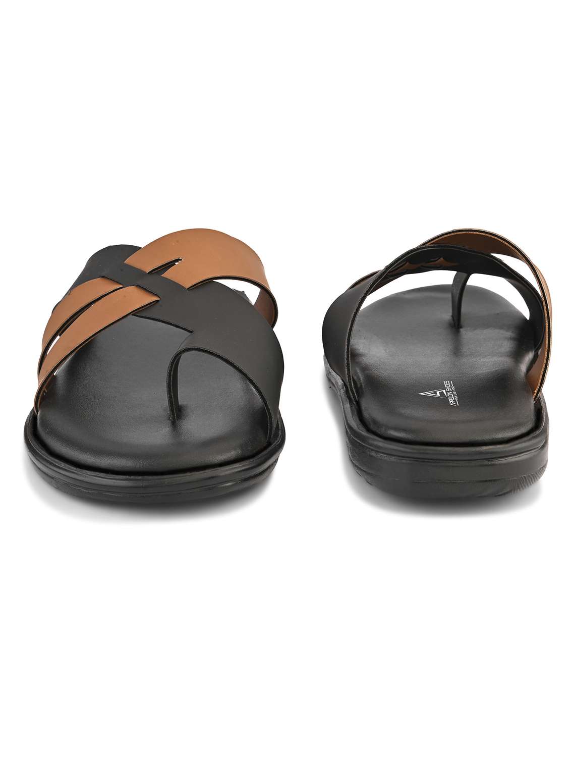 men color block one toe sandal - 22109480 -  Standard Image - 4