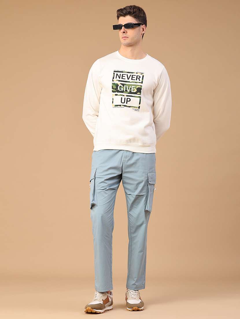 men printed long sleeve sweatshirt - 22110570 -  Standard Image - 4