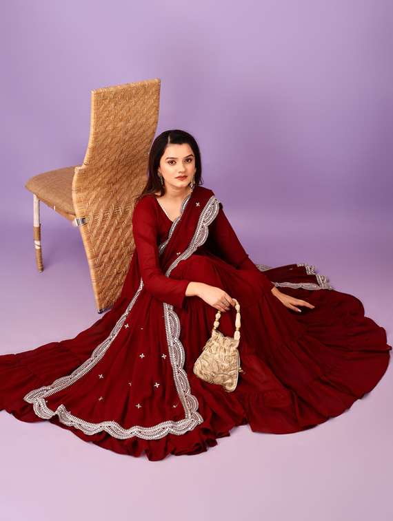 women solid long sleeve kurta dupatta set - 22112091 -  Standard Image - 4