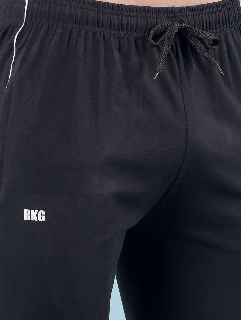 men side striped mid rise ankle length track pant - 22112130 -  Standard Image - 4