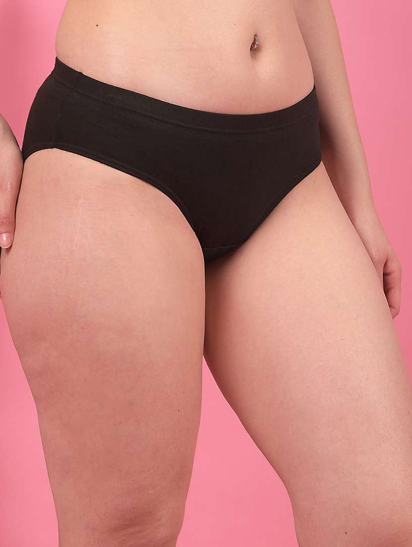 women pack of 2 solid hipster panty - 22112137 -  Standard Image - 1