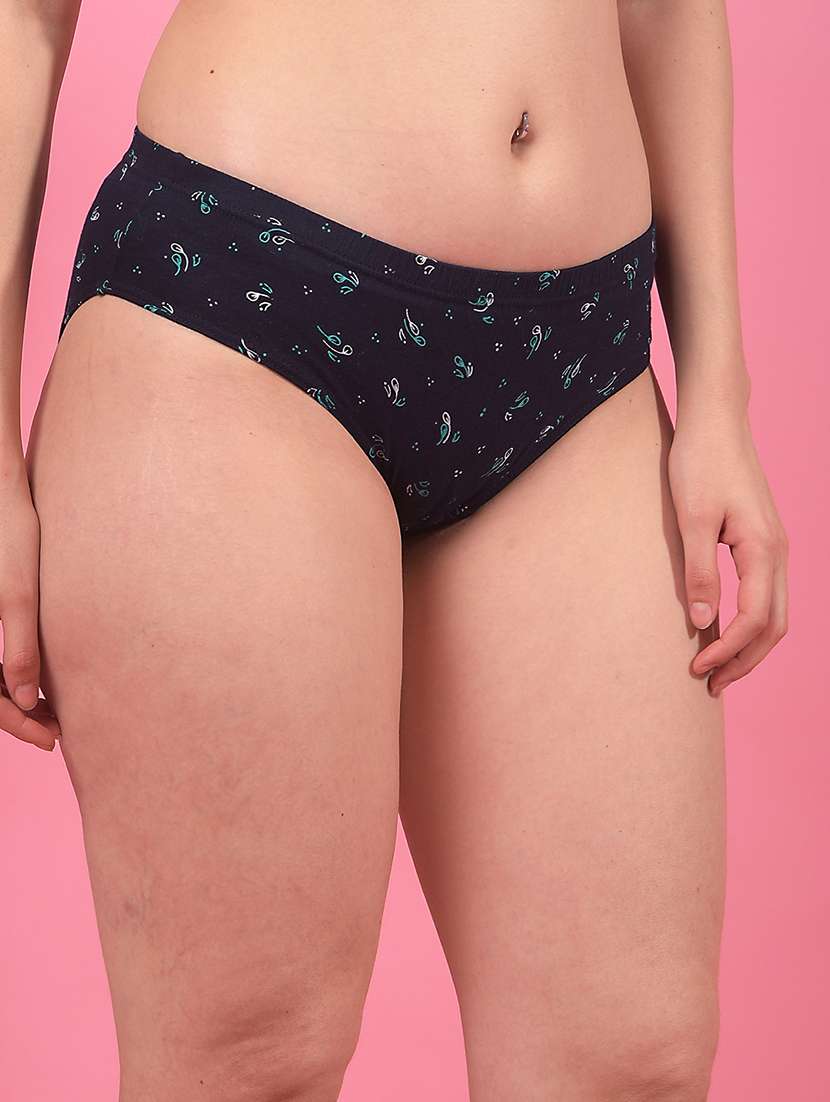 women pack of 10 solid hipster panty - 22112146 -  Standard Image - 1