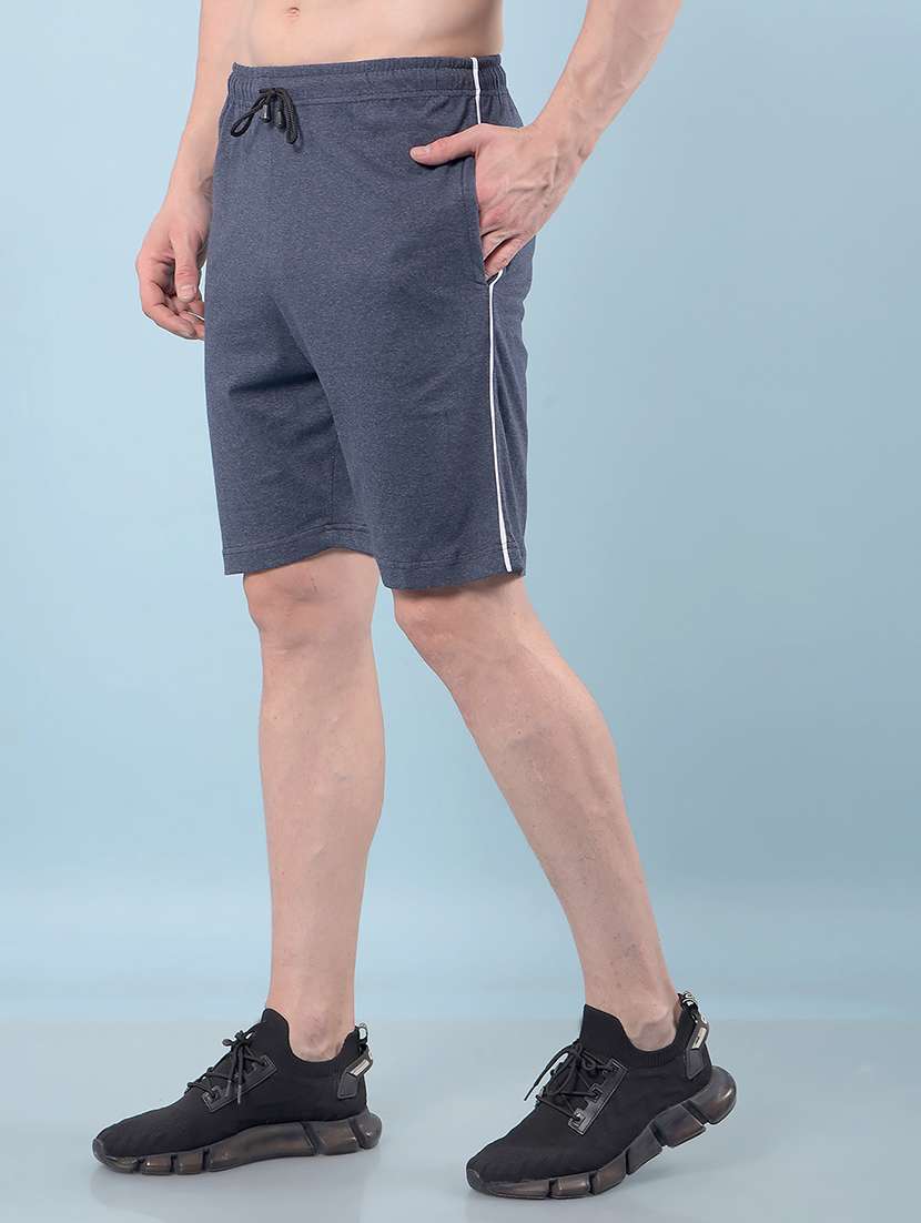 men side striped mid rise regular fit bermuda shorts - 22112158 -  Standard Image - 1