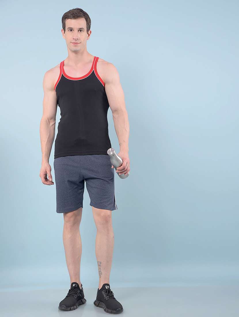 men side striped mid rise regular fit bermuda shorts - 22112158 -  Standard Image - 4