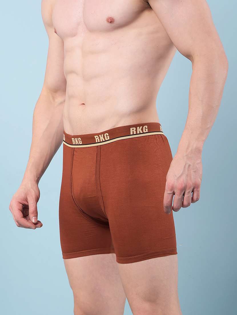 men pack of 7 solid low rise trunk - 22112175 -  Standard Image - 1