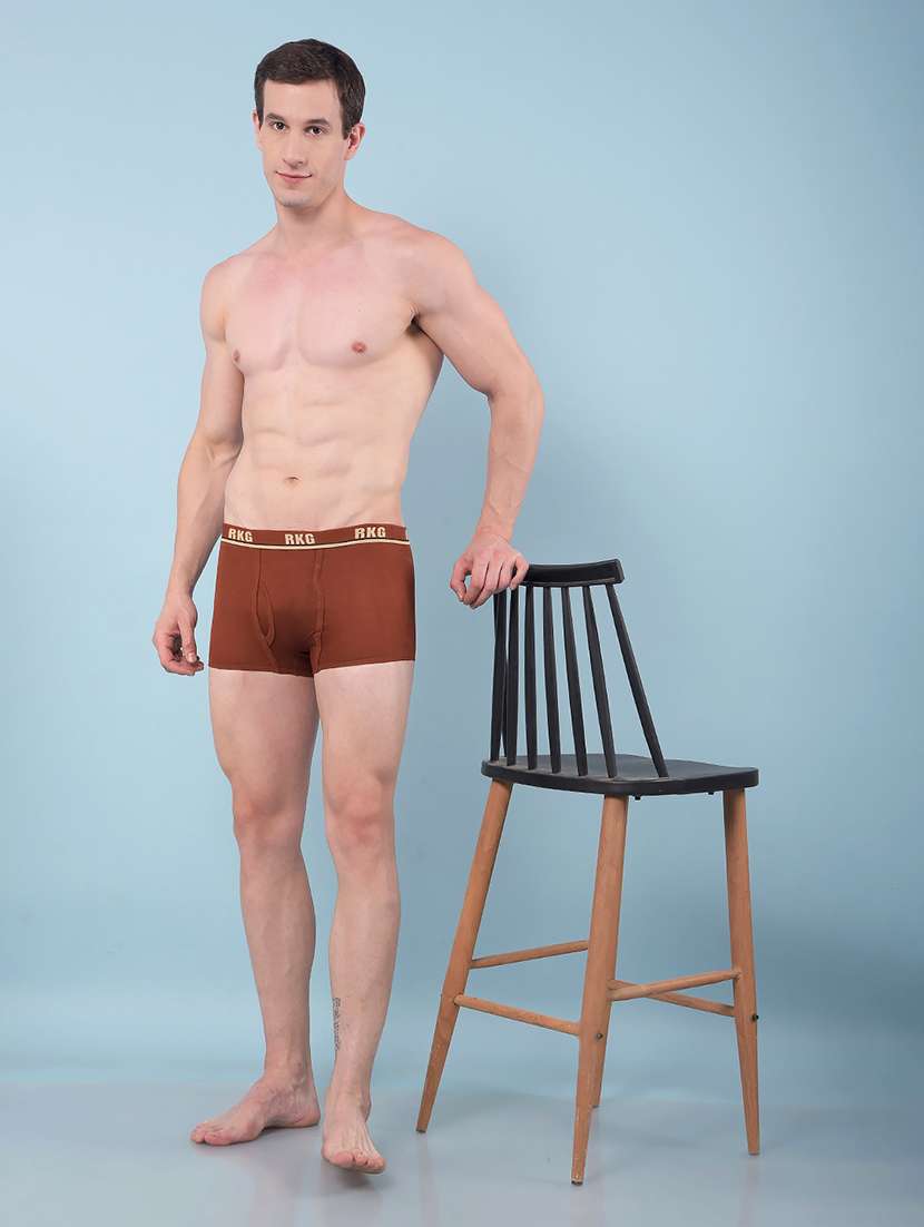 men pack of 5 solid low rise trunk - 22112180 -  Standard Image - 4