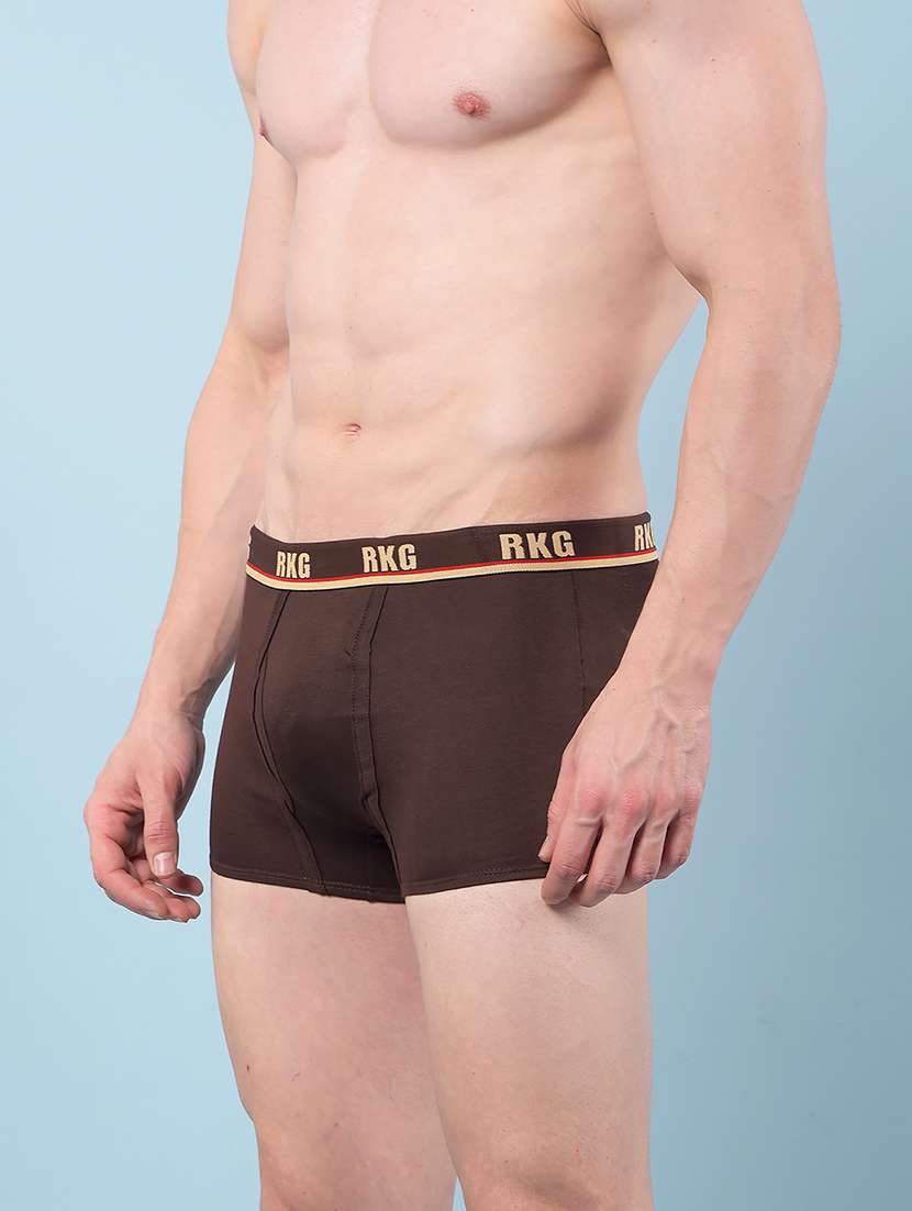 men pack of 7 solid low rise trunk - 22112182 -  Standard Image - 1