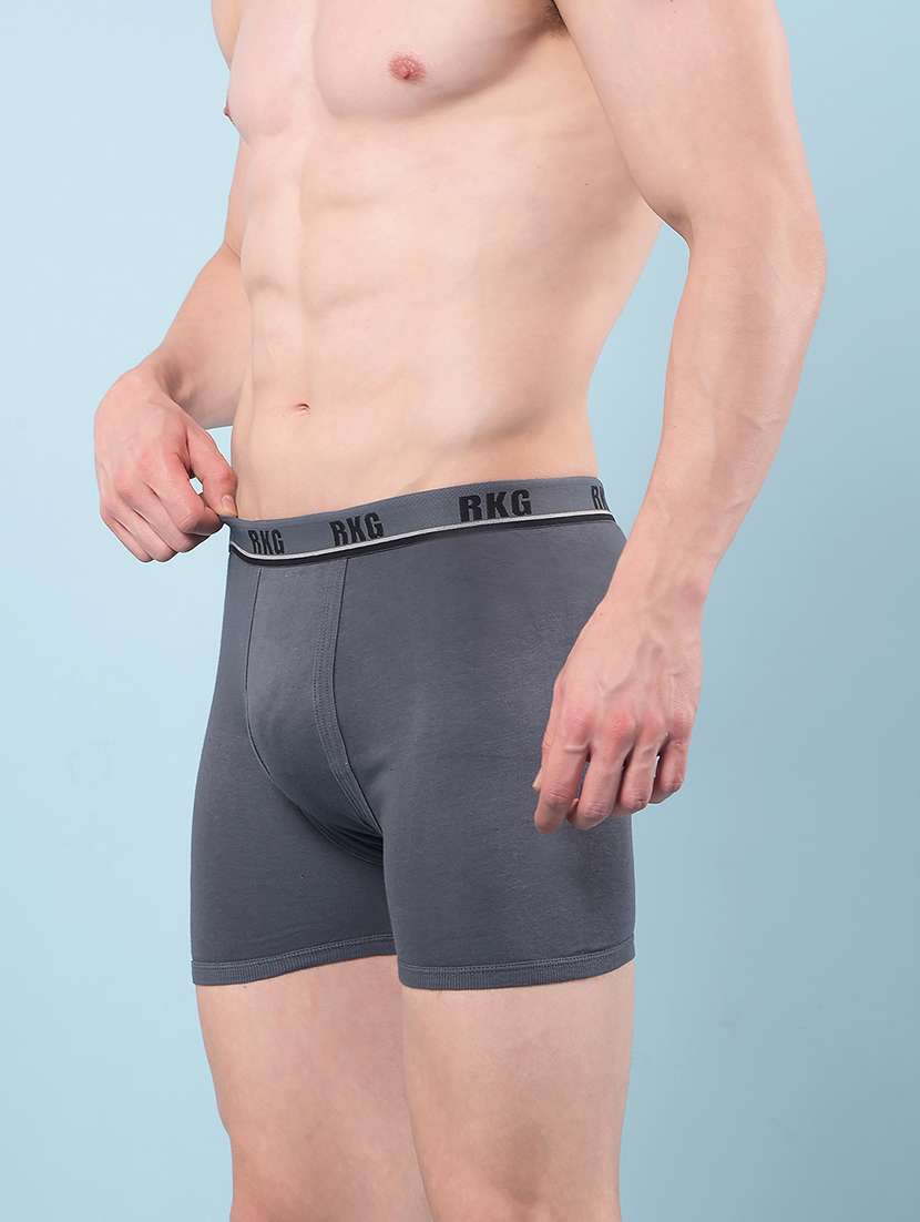 men pack of 3 solid low rise trunk - 22112188 -  Standard Image - 1