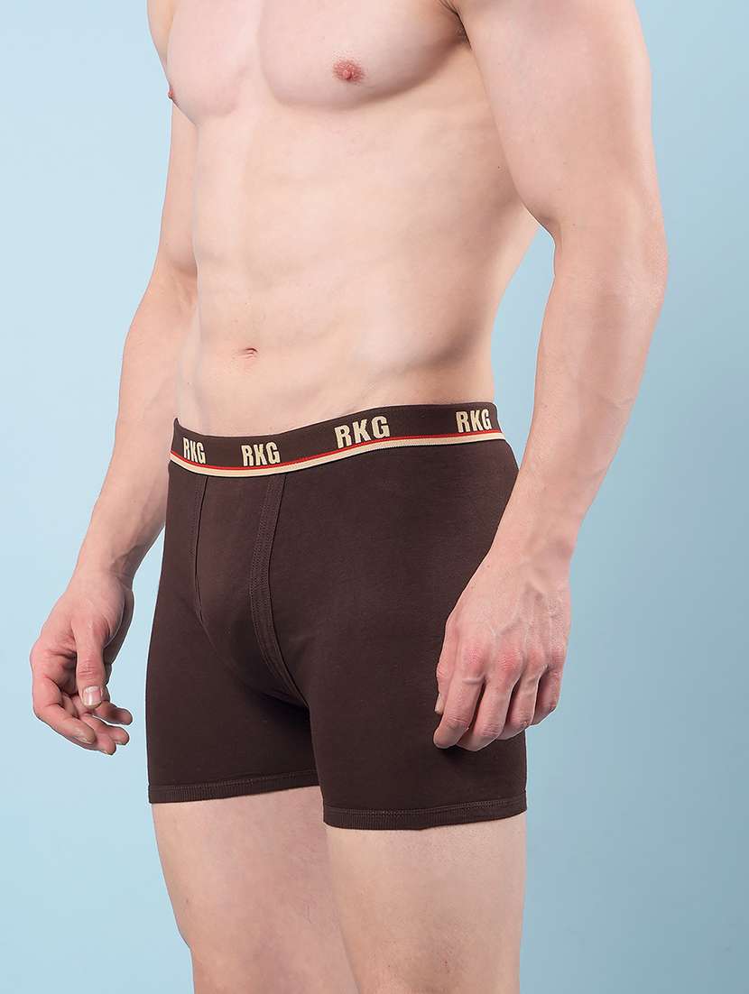 men pack of 5 solid low rise trunk - 22112189 -  Standard Image - 1