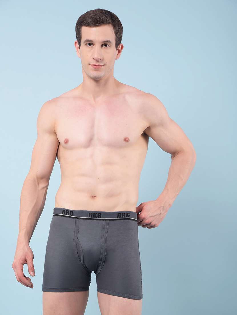 men pack of 3 solid low rise trunk - 22112193 -  Standard Image - 1