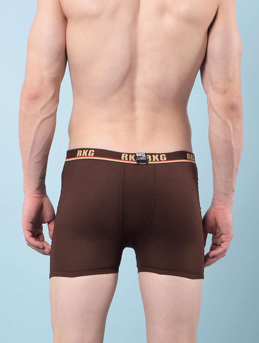 men pack of 3 solid low rise trunk - 22112193 -  Standard Image - 4