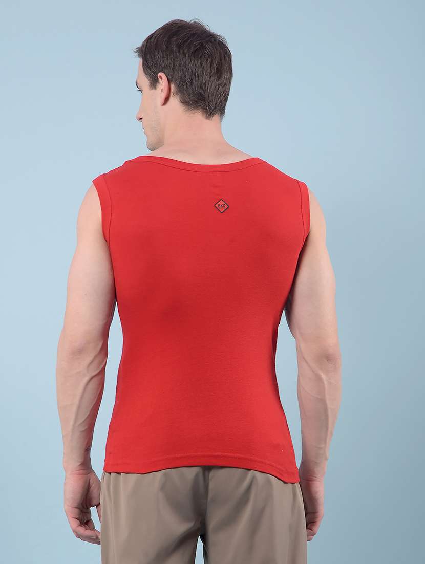 Men Pack Of 3 Round Neck Vest - 22112226 -  Standard Image - 1