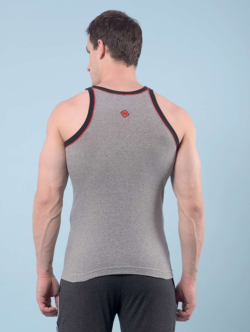 men pack of 2 solid sleeveless vest - 22112243 -  Standard Image - 4