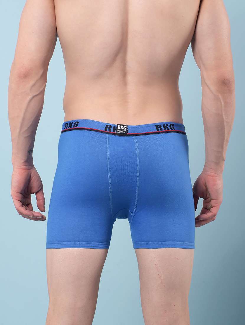 men pack of 3 solid low rise trunk - 22112284 -  Standard Image - 4