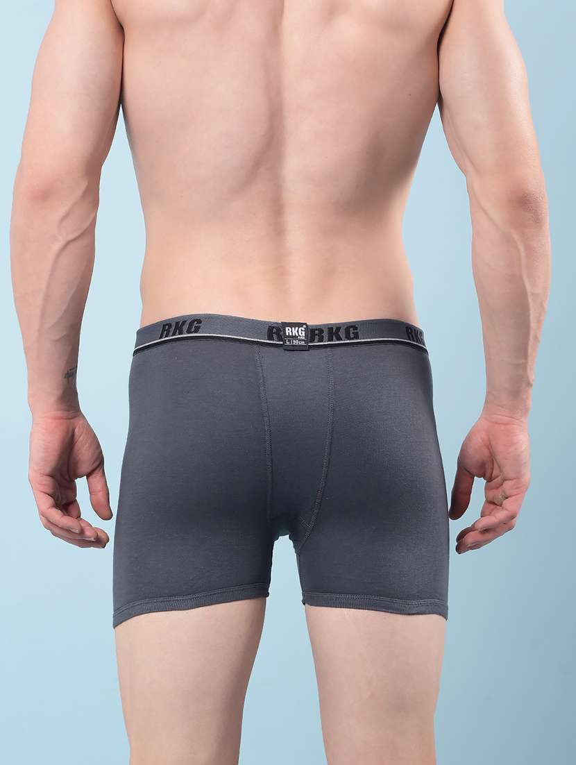 men pack of 3 solid low rise trunk - 22112287 - Standard Image - 4