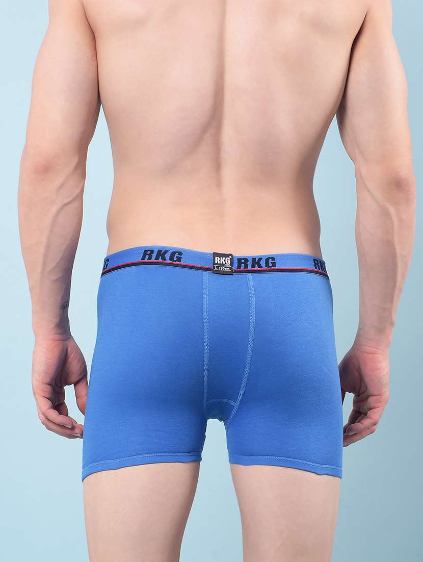 men pack of 5 solid low rise trunk - 22112288 - Standard Image - 4