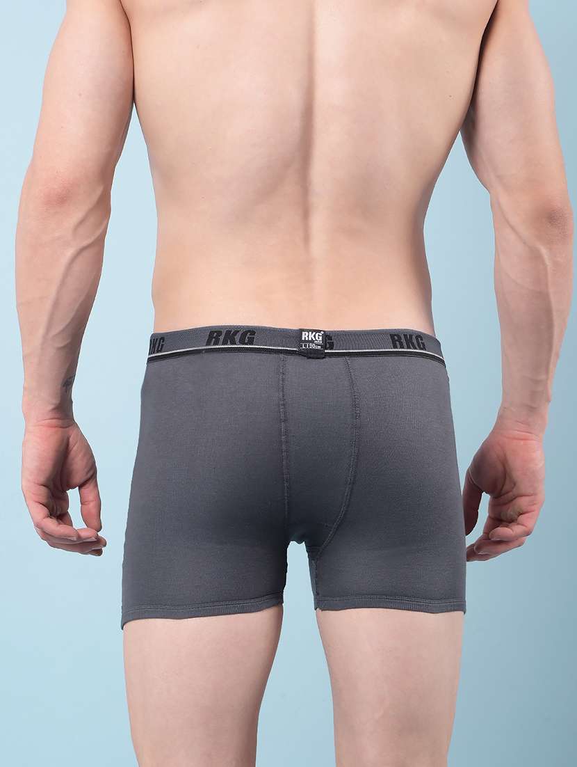 men pack of 3 solid low rise trunk - 22112289 - Standard Image - 4