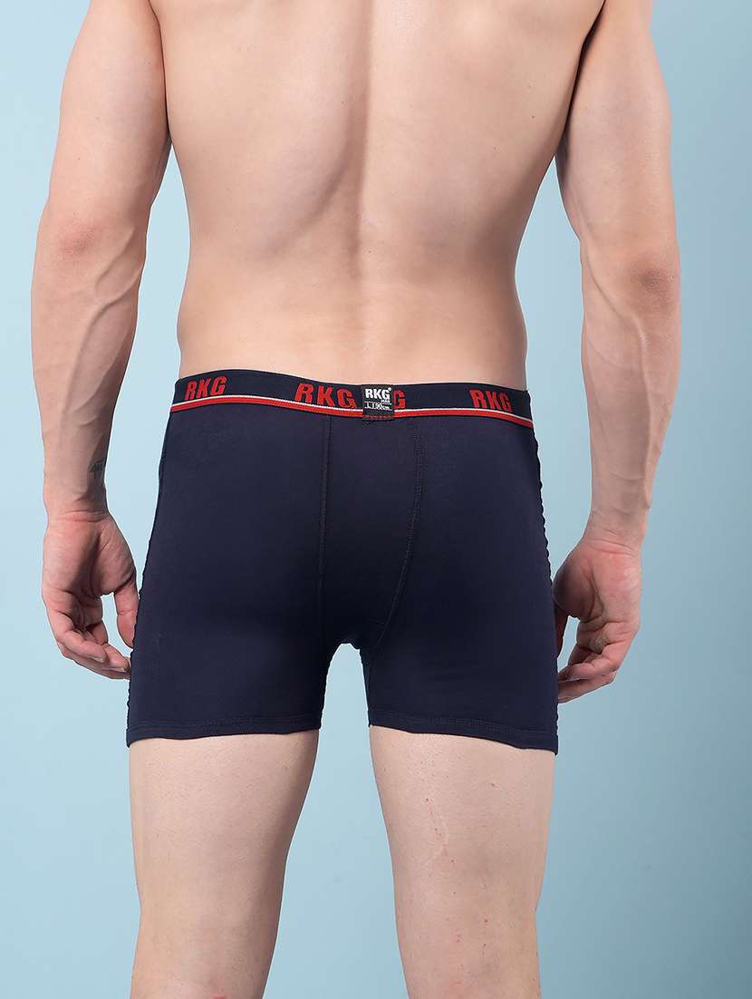men pack of 7 solid low rise trunk - 22112290 - Standard Image - 4