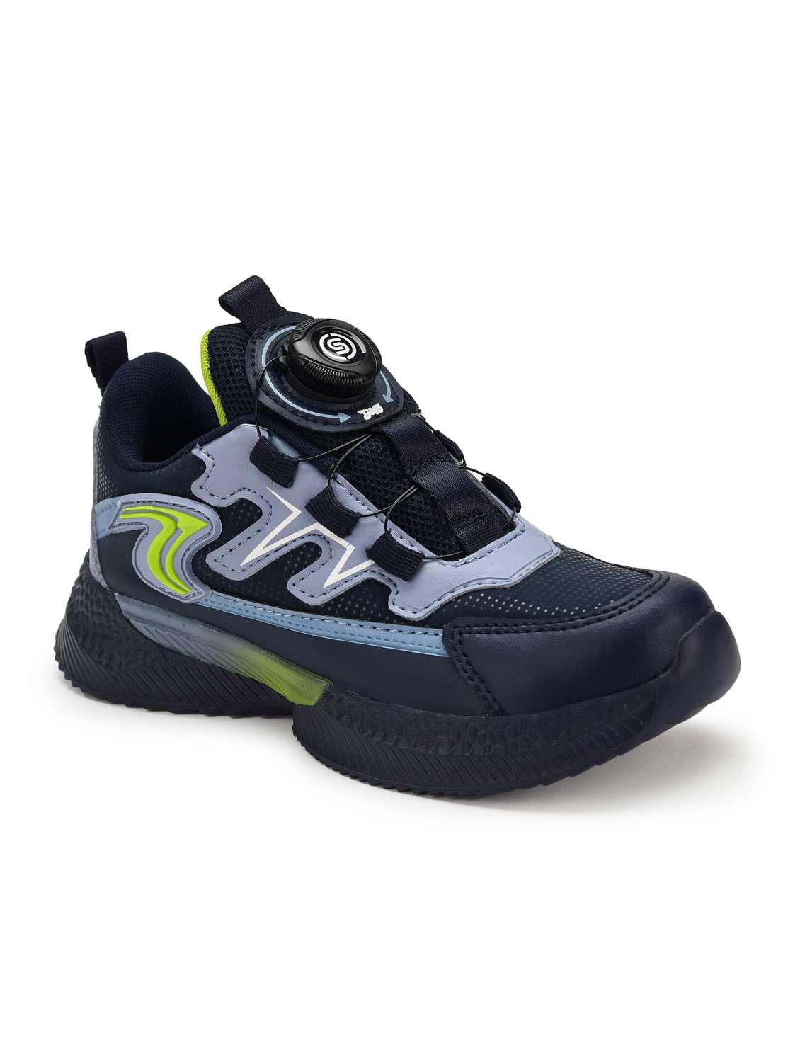 boys solid synthetic sports shoe - 22112331 -  Standard Image - 1