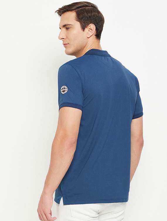 men solid short sleeve regular fit polo t-shirt - 22112479 -  Standard Image - 1
