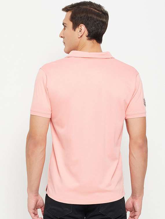 men solid short sleeve regular fit polo t-shirt - 22112483 -  Standard Image - 1